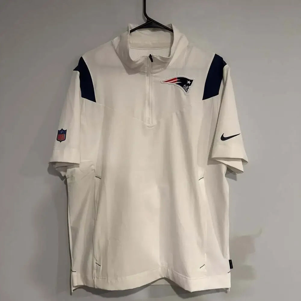 Nike‎ NFL New England Patriots Team Issue On-Field Coach Jacket White Medium